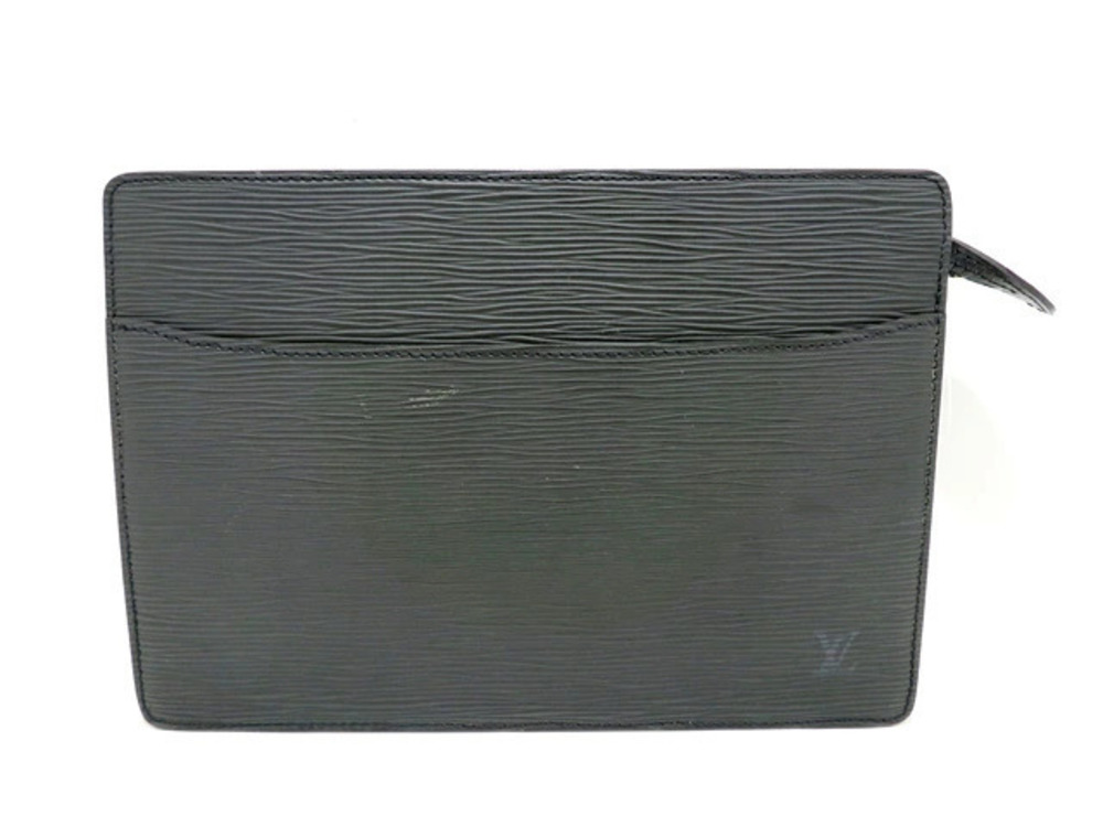 LOUIS VUITTON Pochette Homme Shoulder Bag Epi Noir Black